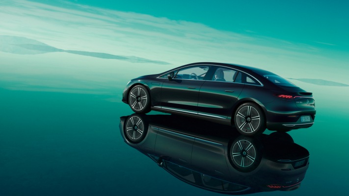 Mercedes-Benz EQE 350 2023. Desktop wallpaper