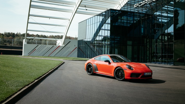 Porsche 911 Carrera 4 GTS 2022. Desktop wallpaper