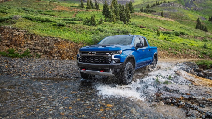 Chevrolet Silverado ZR2 2022. Desktop wallpaper