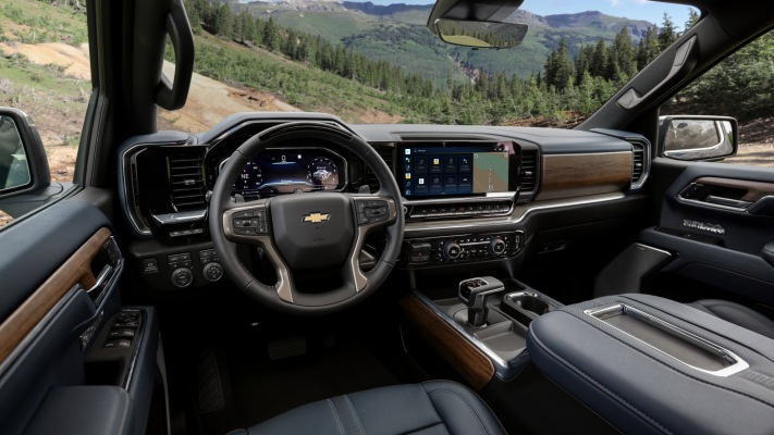Chevrolet Silverado High Country 2022. Desktop wallpaper