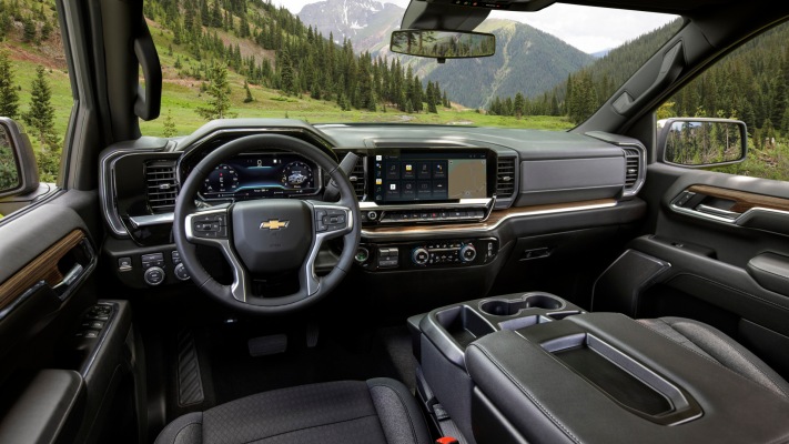 Chevrolet Silverado LT 2022. Desktop wallpaper