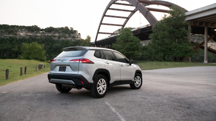Toyota Corolla Cross L USA Version 2022. Desktop wallpaper