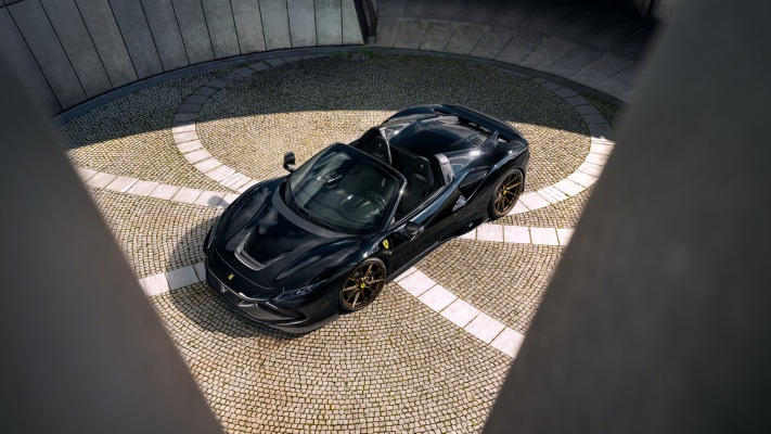 Ferrari F8 Spider Novitec 2021. Desktop wallpaper