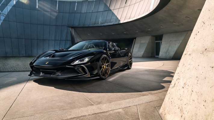 Ferrari F8 Spider Novitec 2021. Desktop wallpaper