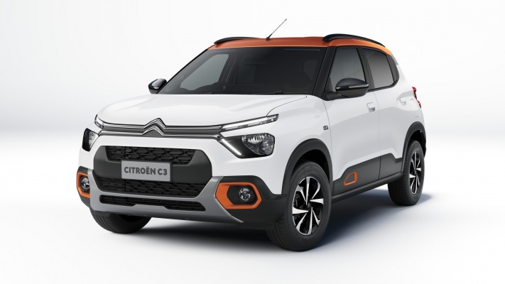 Citroën C3 India Version 2022. Desktop wallpaper