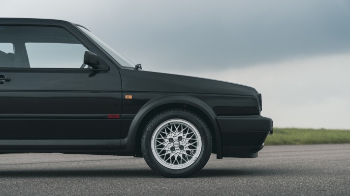 Volkswagen Golf II GTI 3-door UK Version 1983. Desktop wallpaper