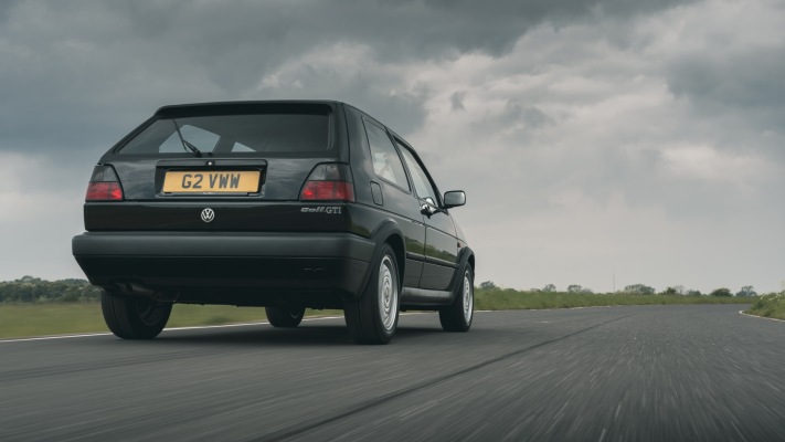 Volkswagen Golf II GTI 3-door UK Version 1983. Desktop wallpaper