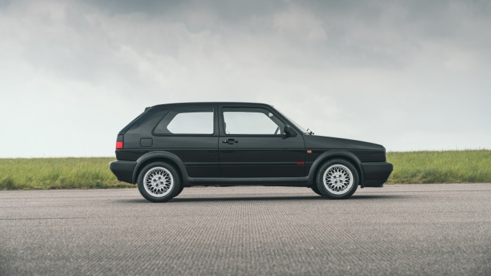 Volkswagen Golf II GTI 3-door UK Version 1983. Desktop wallpaper