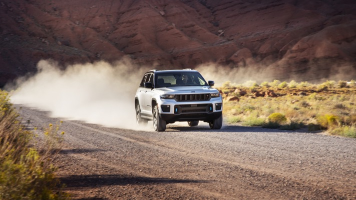 Jeep Grand Cherokee Trailhawk 4xe 2022. Desktop wallpaper