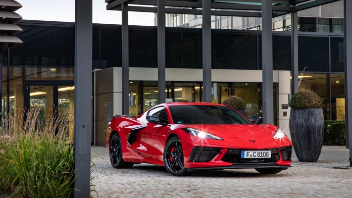 Chevrolet Corvette Stingray EU Version 2021. Desktop wallpaper