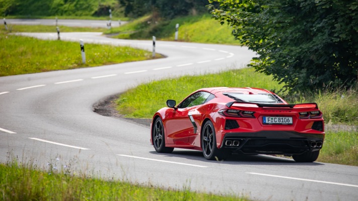 Chevrolet Corvette Stingray EU Version 2021. Desktop wallpaper