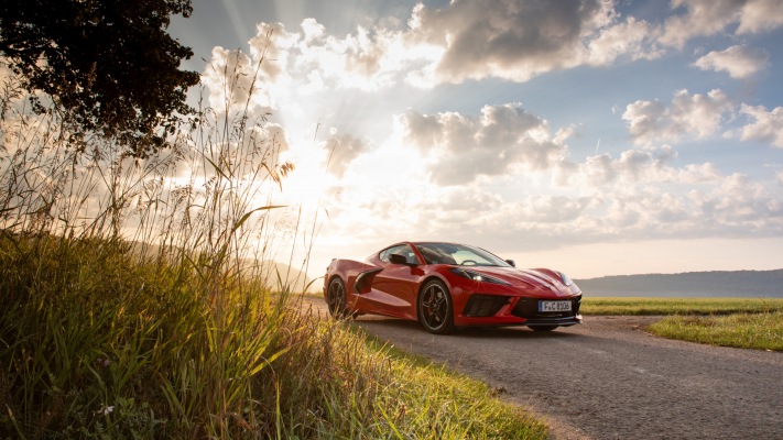 Chevrolet Corvette Stingray EU Version 2021. Desktop wallpaper