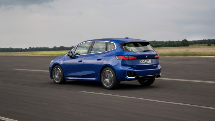BMW 230e xDrive Active Tourer 2022. Desktop wallpaper