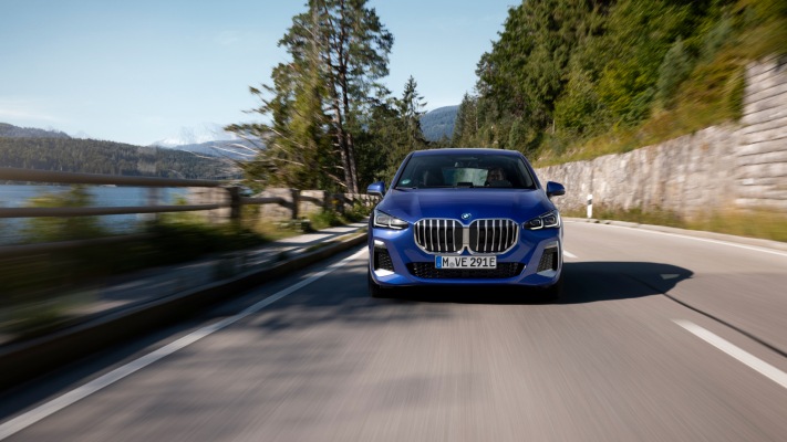 BMW 230e xDrive Active Tourer 2022. Desktop wallpaper