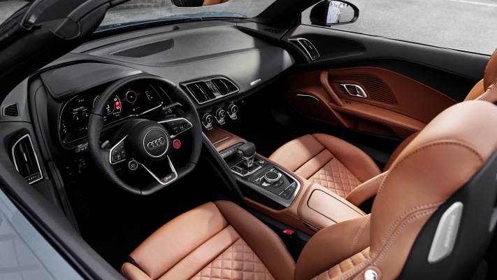 Audi R8 Spyder V10 Performance RWD 2022. Desktop wallpaper