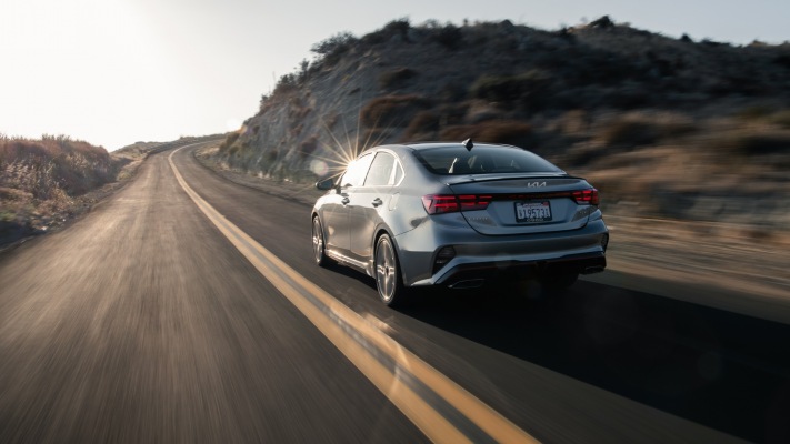 Kia Forte 2022. Desktop wallpaper