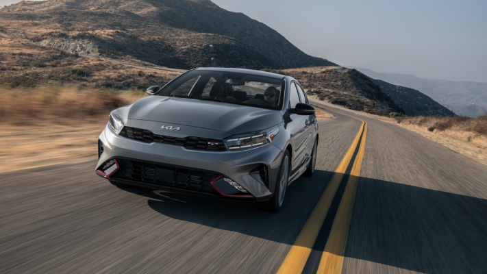 Kia Forte 2022. Desktop wallpaper