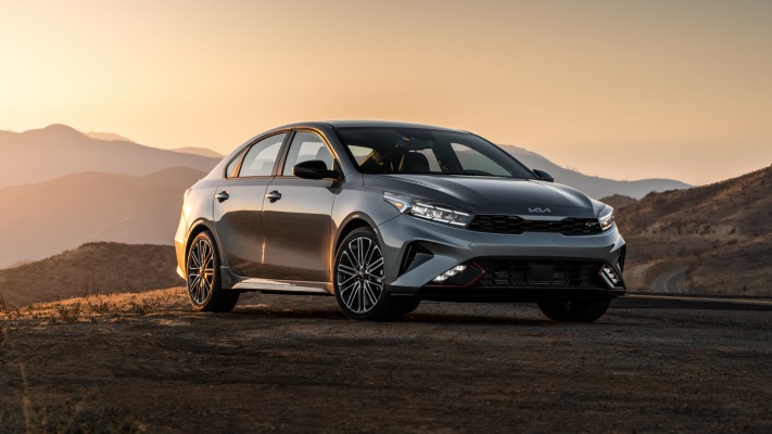 Kia Forte 2022. Desktop wallpaper