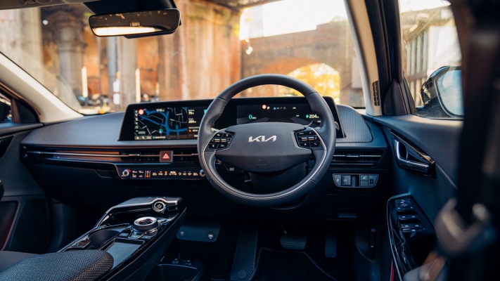 Kia EV6 Air UK Version 2021. Desktop wallpaper