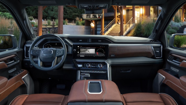 GMC Sierra Denali Ultimate 2022. Desktop wallpaper