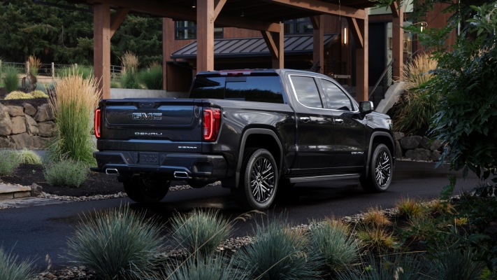 GMC Sierra Denali Ultimate 2022. Desktop wallpaper