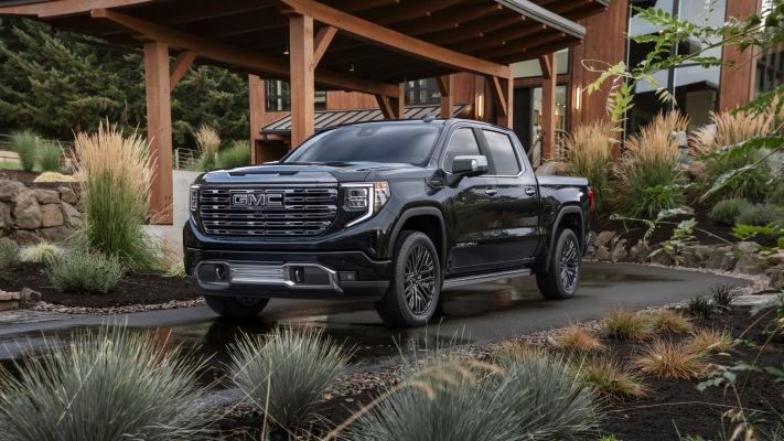 GMC Sierra Denali Ultimate 2022. Desktop wallpaper