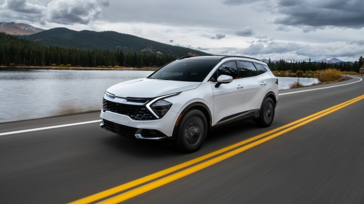 Kia Sportage SX USA Version 2023. Desktop wallpaper