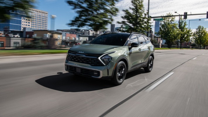 Kia Sportage X-Pro USA Version 2023. Desktop wallpaper