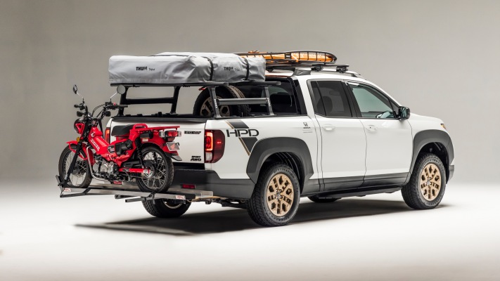 Honda Ridgeline HPD Trail Tour Project Vehicle 2021. Desktop wallpaper