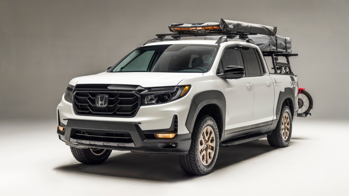 Honda Ridgeline HPD Trail Tour Project Vehicle 2021. Desktop wallpaper