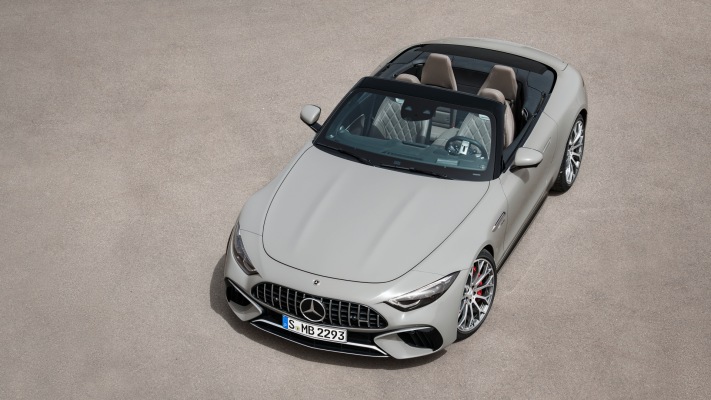 Mercedes-AMG SL 55 4MATIC+ 2022. Desktop wallpaper