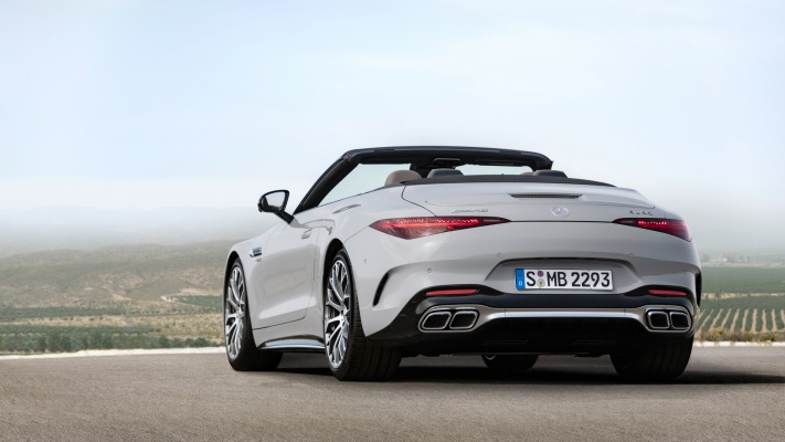 Mercedes-AMG SL 55 4MATIC+ 2022. Desktop wallpaper