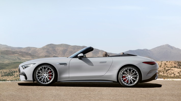 Mercedes-AMG SL 55 4MATIC+ 2022. Desktop wallpaper