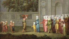 Desktop wallpaper. Jean Baptiste Vanmour - The First Day of School
