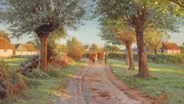 Desktop wallpaper. Peder Monsted - Farmers Cows