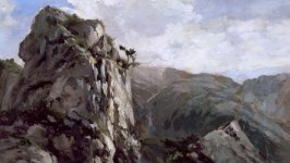 Desktop wallpaper. Carlos de Haes - Rocks