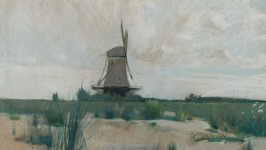 Desktop wallpaper. John Twachtman - Windmill
