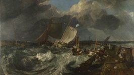 Desktop wallpaper. Joseph Mallord William Turner - Calais Pier
