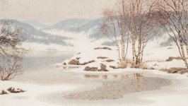 Desktop wallpaper. Gustaf Fjaestad