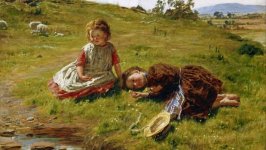 Desktop wallpaper. William McTaggart - Spring