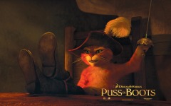 Desktop wallpaper. Puss in Boots. ID:19628