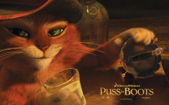 Desktop wallpaper. Puss in Boots. ID:19629