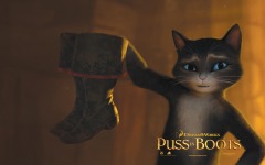 Desktop wallpaper. Puss in Boots. ID:19631