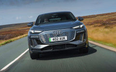 Desktop wallpaper. Audi Q6 Sportback e-tron S-line UK Version 2025. ID:166332