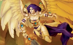 Desktop wallpaper. Dissension - Akroma, Angel of Wrath