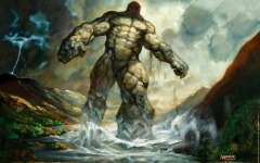 Desktop wallpaper. Tenth Edition - Colossus of Sardia