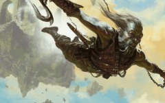 Desktop wallpaper. Zendikar - Kor Aeronaut