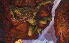 Desktop wallpaper. Zendikar - Goblin Bushwhacker