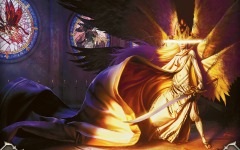 Desktop wallpaper. Worldwake - Admonition Angel