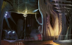 Desktop wallpaper. Elspeth vs. Tezzeret - Mishra's Factory